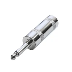 Newtide NP3010-2P 6.3mm TS mono phone plug with metal shell for audio cables.