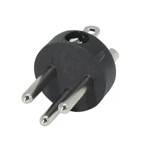 Newtide XR1061-N-3P 3-pole XLR male insert module with standard latchlock and nickel contacts.