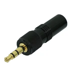 Newtide NP3110B-3P 3.5mm TRS stereo phone plug with metal shell for audio cables.