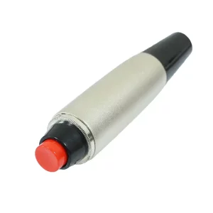 Newtide XR0100 audio connector with push-button switch, metal shell, suitable for test and measuring equipment, RF power, and beauty instrument accessories.