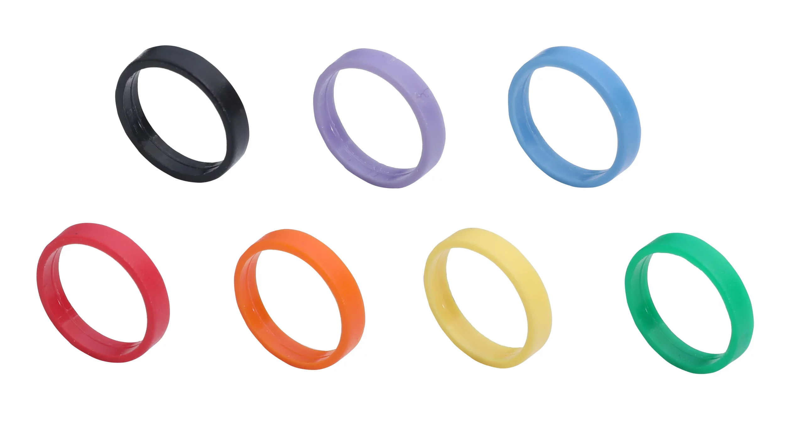 Newtide NP3601012-* plastic colored coding rings for audio connectors.